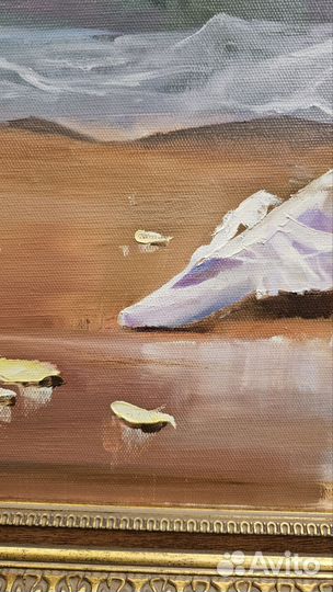Картина маслом на холсте в раме