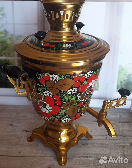 Самовар электрический расписной