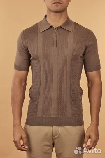 Поло Zilli с коротким рукавом премиум качества