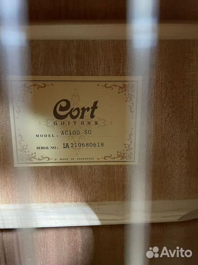 Классическая гитара Cort AC100-SG
