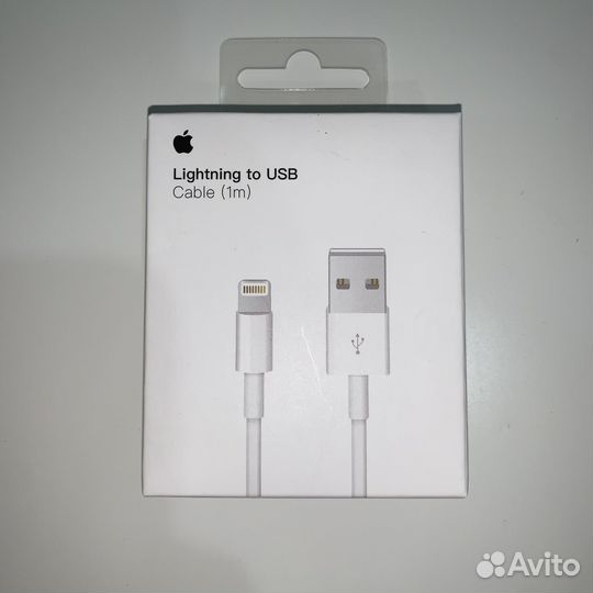 Кабель Apple lightning usb 1m