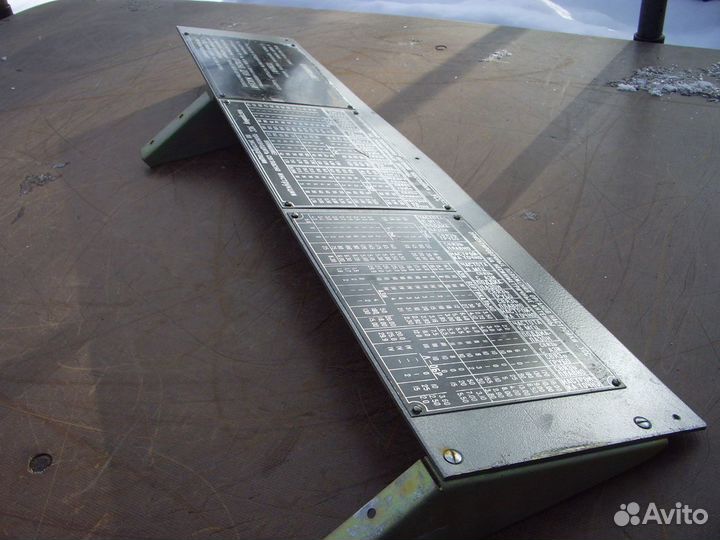 Табличка радиостанции Р-140