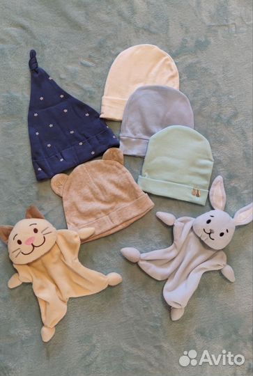 Детские шапочки для новорожденных