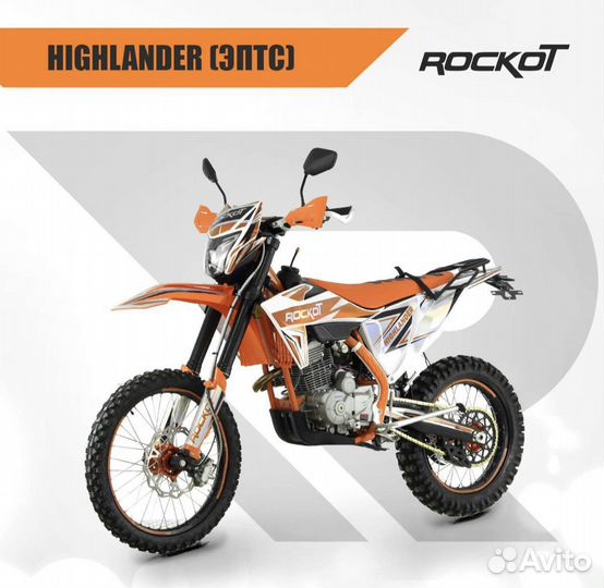 Мотоцикл эндуро rockot highlander RM-439728