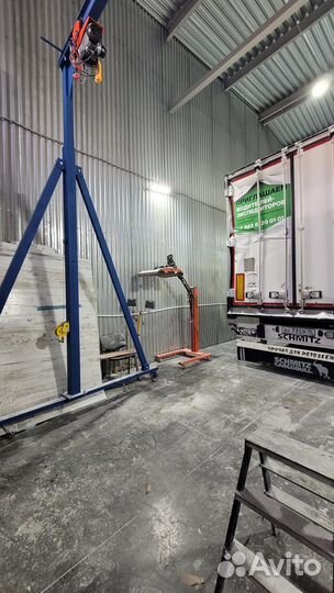 Мобильный козловой кран передвижной