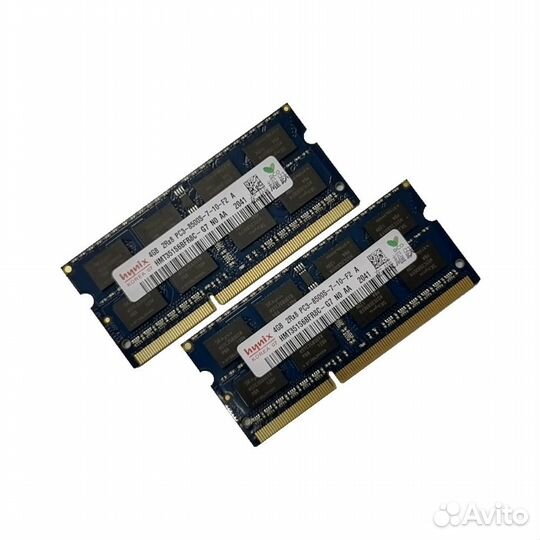 8Gb PC3-8500s, DDR3-1066, Hynix HMT351S6BFR8C-G7