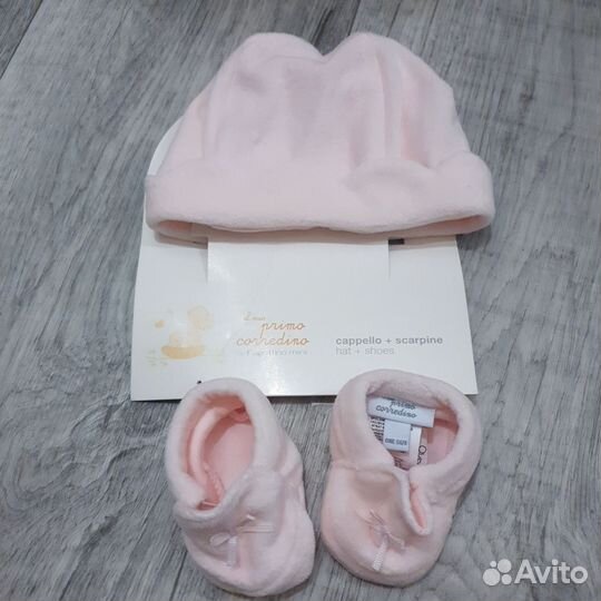 Шапочка с пинетками ovs