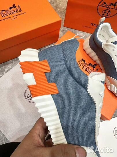 Мужские кроссовки Hermes (39-45) для уверенных в себе