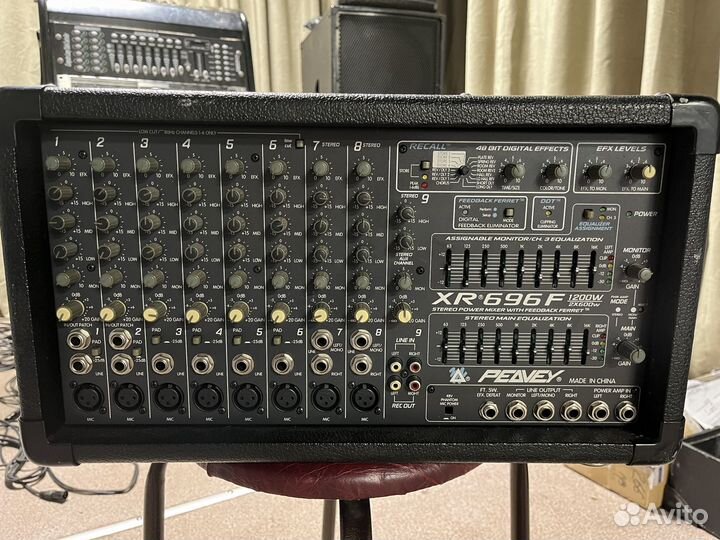 Микшерский пульт с усилителем Peavey XR 696F 1200W
