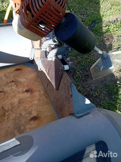 Надувная лодка пвх бу с мотором