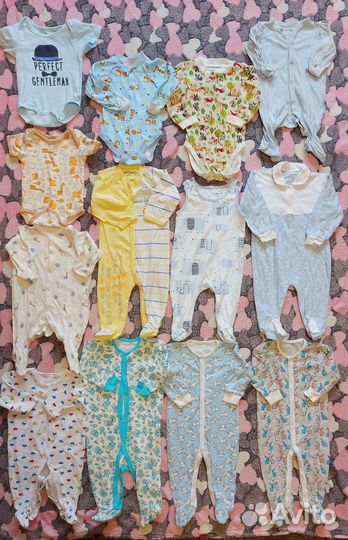 Сумка вещей для новорождённого мальчика от 0-74