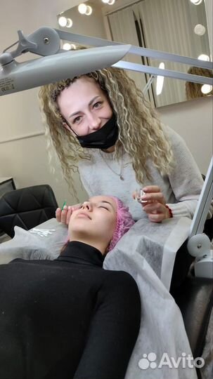 Обучение наращивание, ламинирование,брови