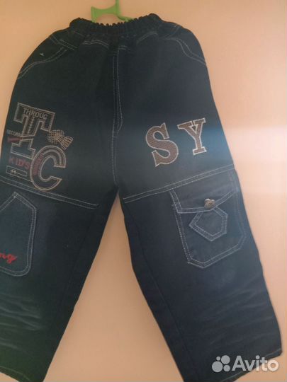 Джинсы на мальчика 4-6 лет