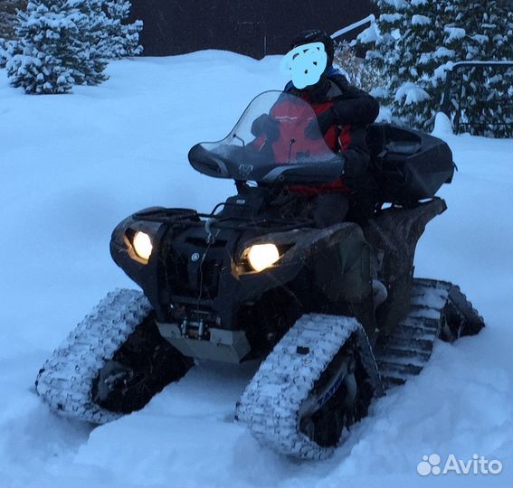 Yamaha YFM 700 fwad на гусеницах