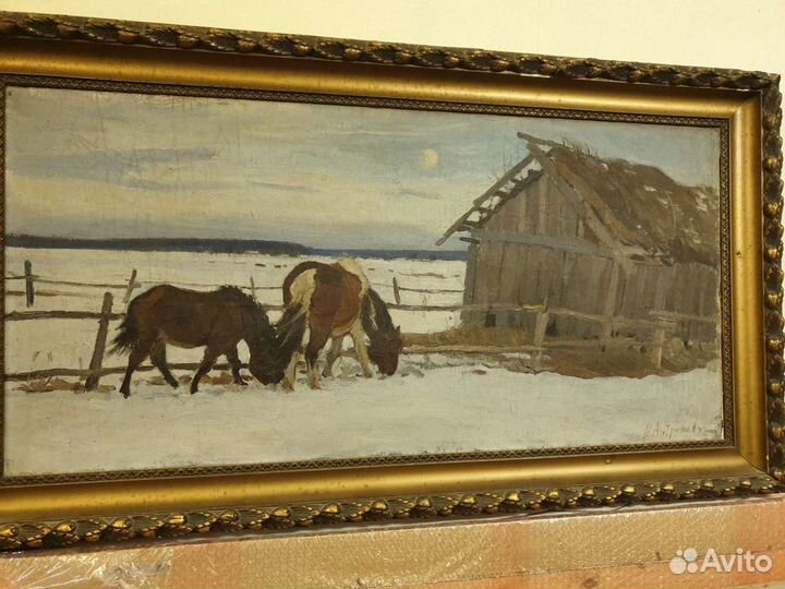 Старинная картина, Н.Антропов, нач 20В