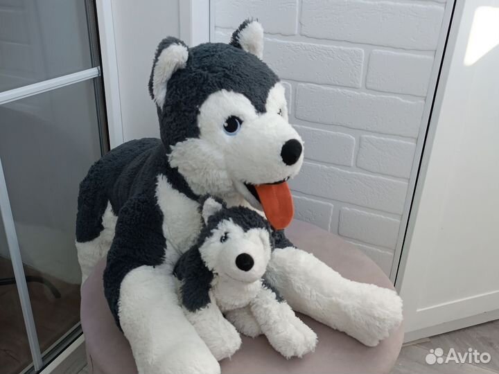 Хаски Икеа Ливлиг IKEA Livlig мягкая игрушка