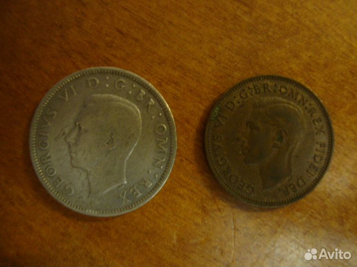 Набор серебряных монет Великобритании (Георг VI)