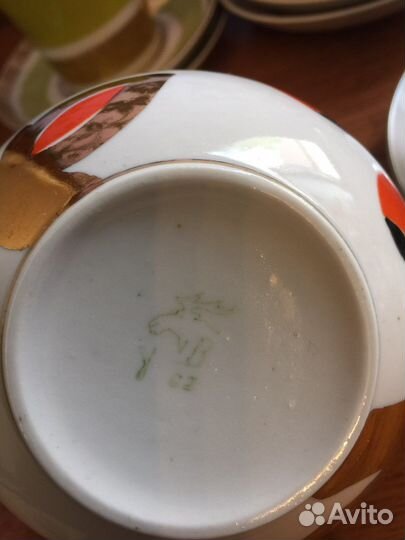 Чайные пары Гиганты Винтаж лфз Винтаж