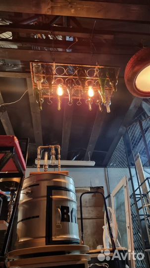 Винтажная люстра Loft&Сталь