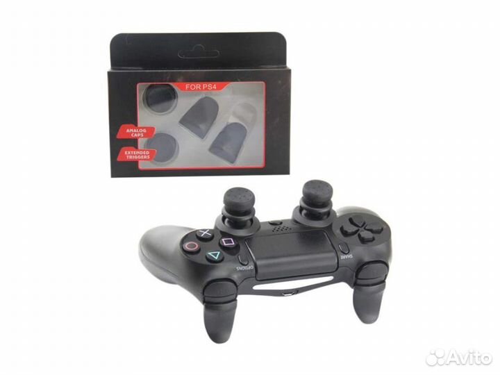 Накладки на стики + Насадки L2 R2 для dualshock 4