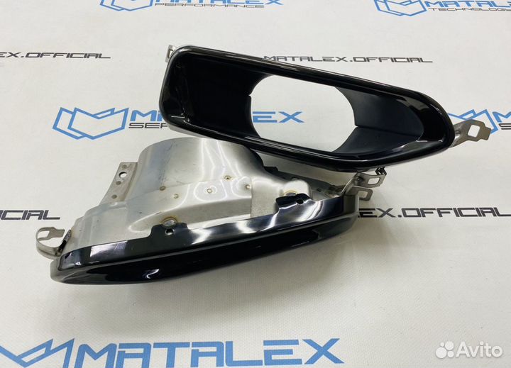 Насадки глушителя BMW G11 G12, стиль 740, черные