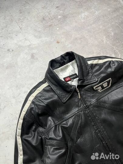 Винтажная кожаная куртка Diesel Vintage 90