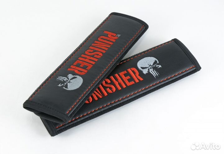 Punisher чехлы на ремни безопасности