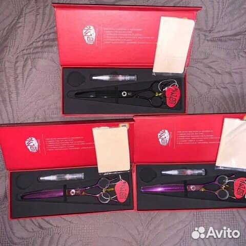 Ножницы Фенис филировочные изогнутые 7 дюймов