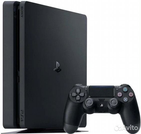 Sony PS4 slim 500gb+монитор ЖК самсунг 19 дюймов