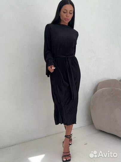 Женское платье гофре новое