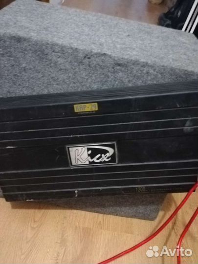 Акустика сабвуфер и 2 усилителя