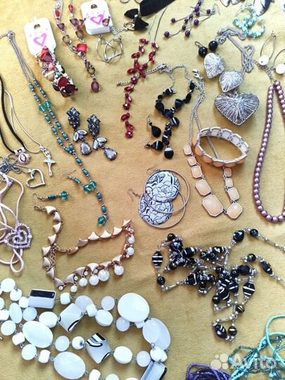 Бижутерия пакетом украшения бусы серьги колье