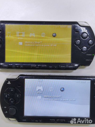 Комплект 2 шт рабочие Sony PSP 2008 играть вдвоём