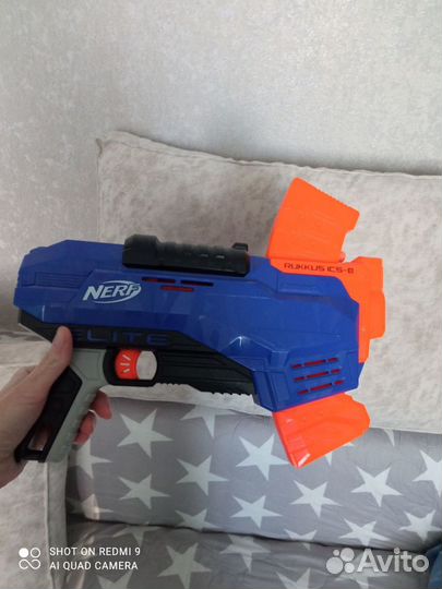 Бластер nerf elite ruckus ice -8