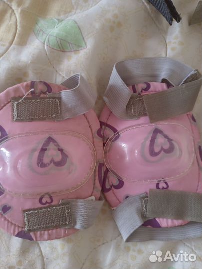 Шлем и защита для роликов на девочку