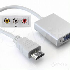 Переходники аудио/видео HDMI, VGA, RCA