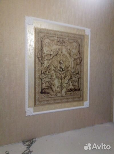 Штукатурка, шпаклевка, оклейка обоев