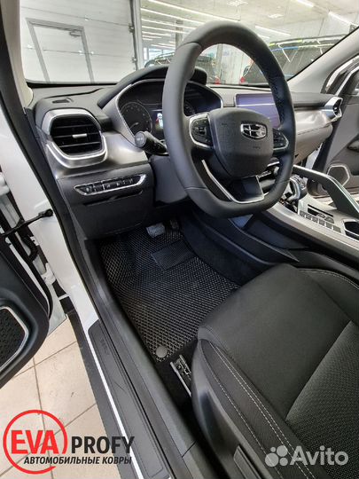 Ева коврики 3D на Geely Coolray