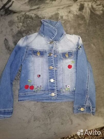 Джинсовка для девочки 104