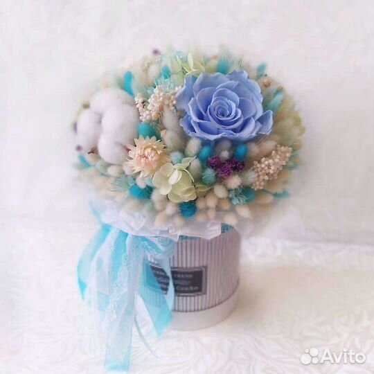 Букеты и композиции из сухоцветов и стабилизирован