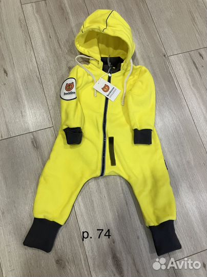 Флисовый комбинезон 74