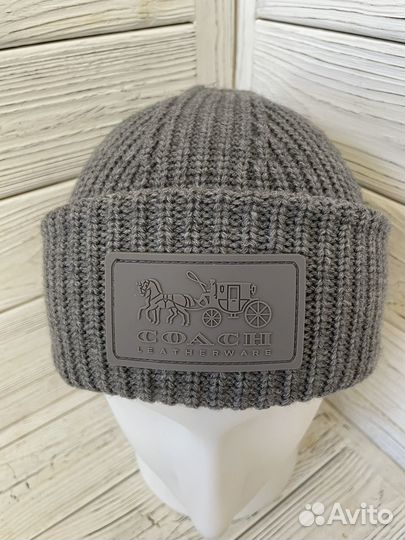 Новая Оригинальная Шапка Coach Patch Beanie