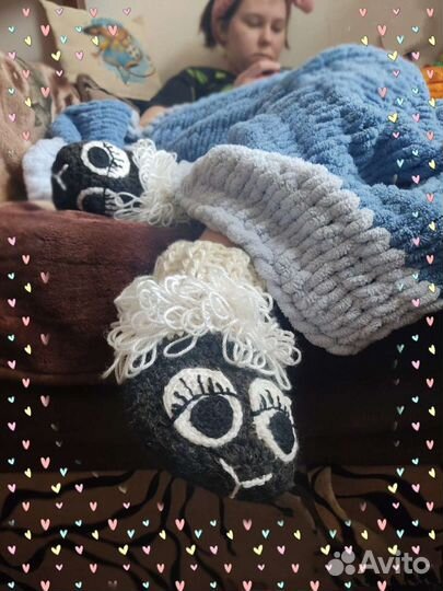 Носочки тапочки овечки