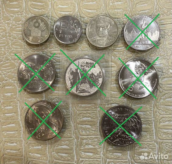 Юбилейные монеты России (1,2,5,25 рублей)