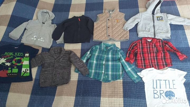 Вещи на мальчика от 0 мес до 1,5 лет