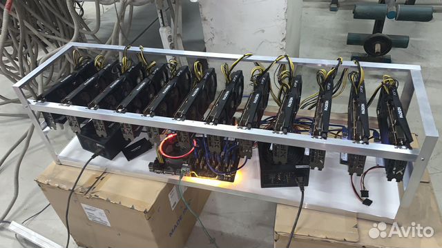 Майнинг ферма на 12ти видеокартах (риг) на 6700XT купить в Москве ...