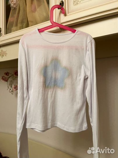 Лонгслив белый y2k