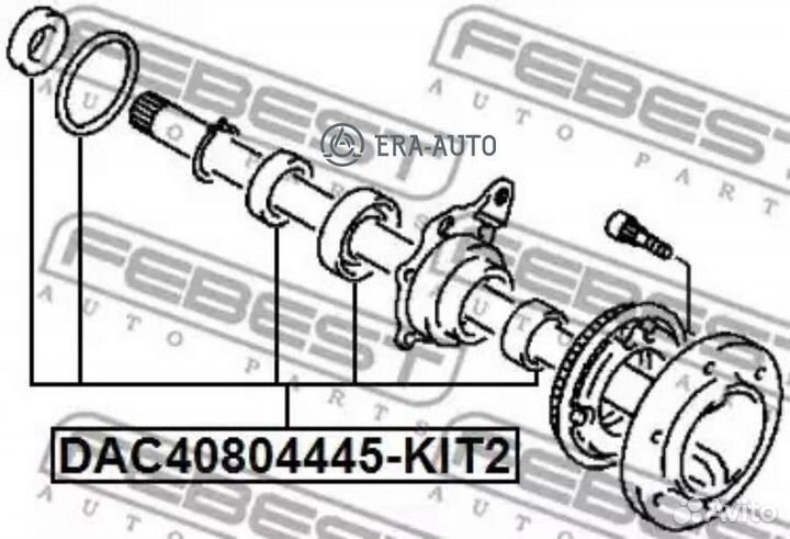 Febest DAC40804445-KIT2 DAC40804445-KIT2 к-т подши