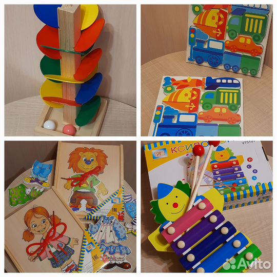 Новые Развивающие деревянные игрушки