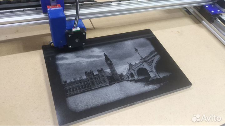 Гравировальный станок по камню (1200 х 600 мм.)